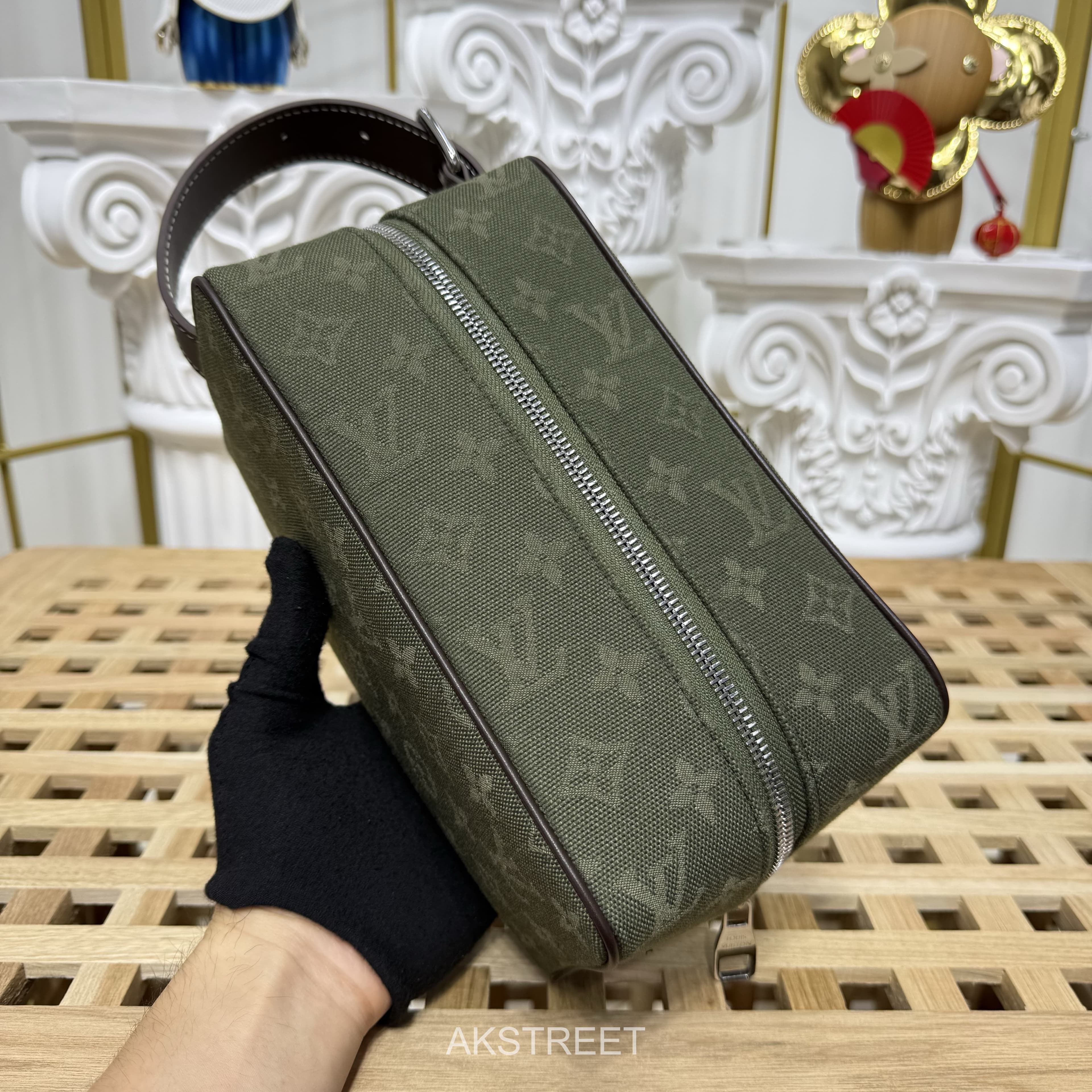 Louis Vuitton Green Monogram Canvas Toiletry Bag