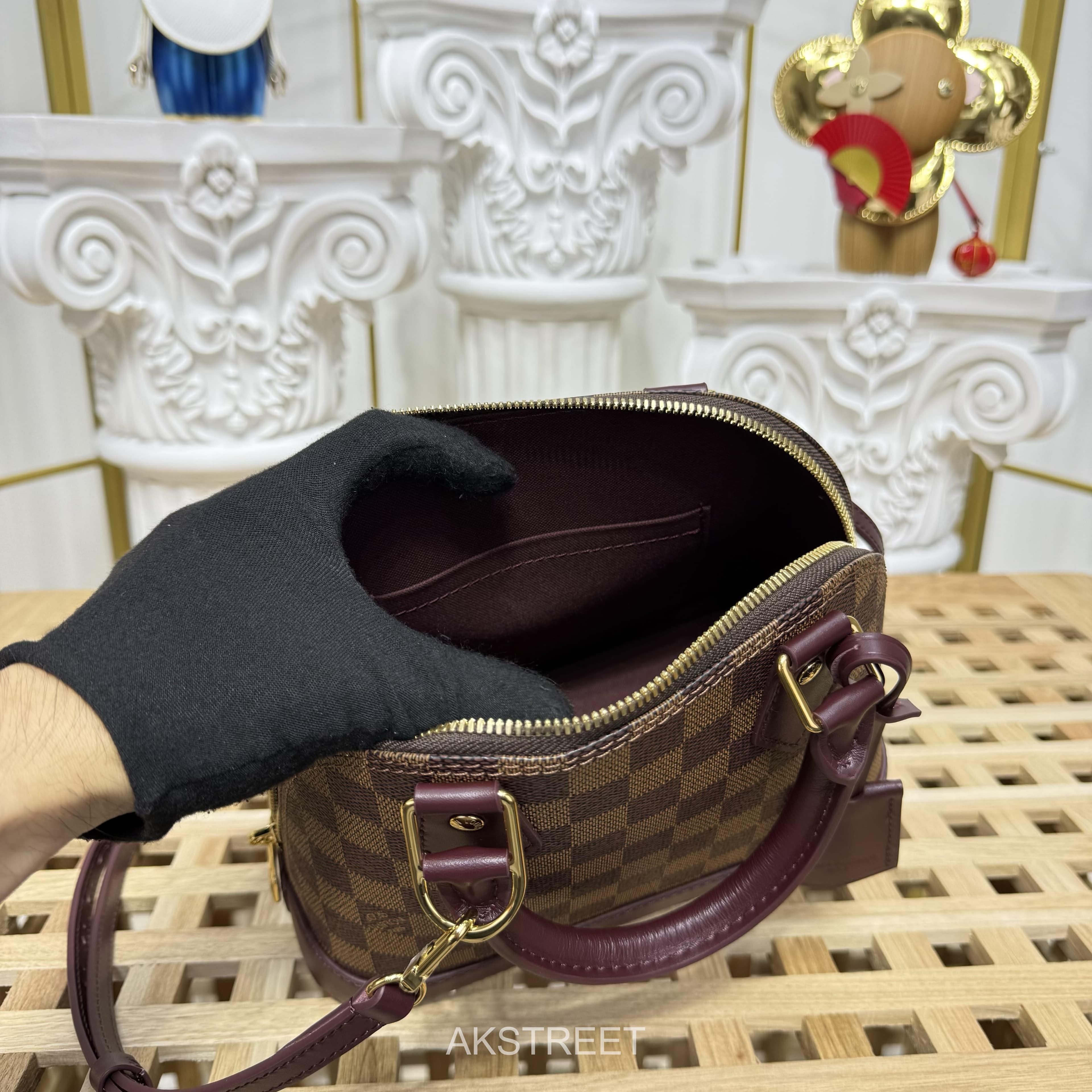 Louis Vuitton Brown Damier Canvas Handbag