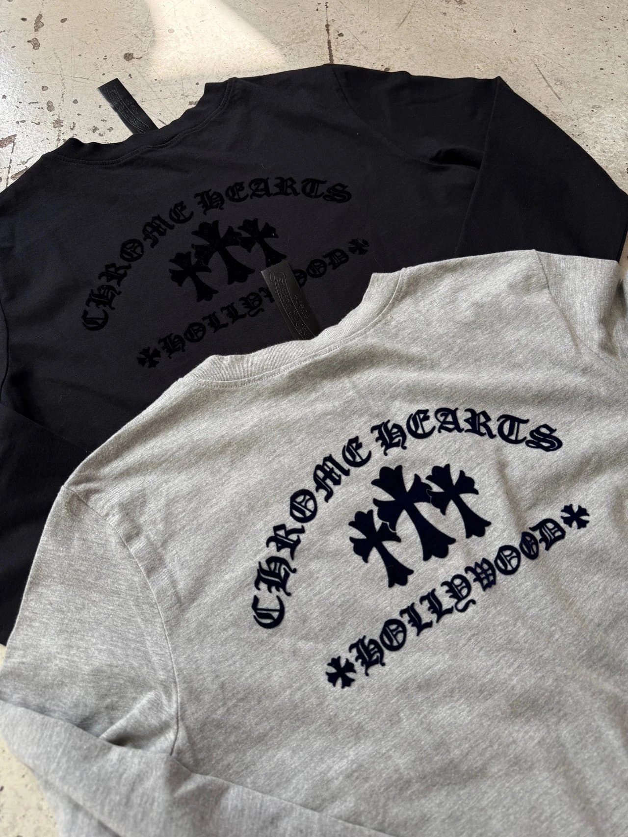 Sa Made Grey Cotton Printed Sweatshirt