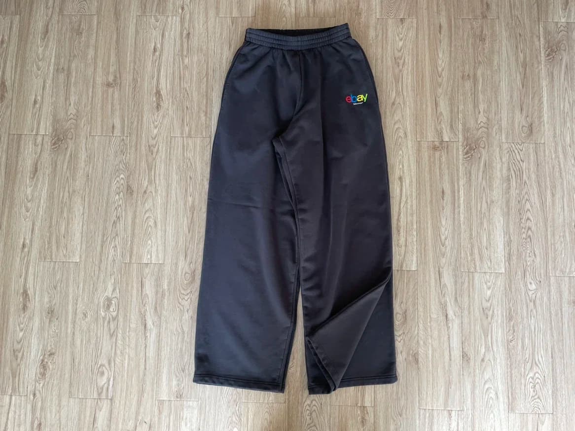 SA Made Black Cotton Sweatpants