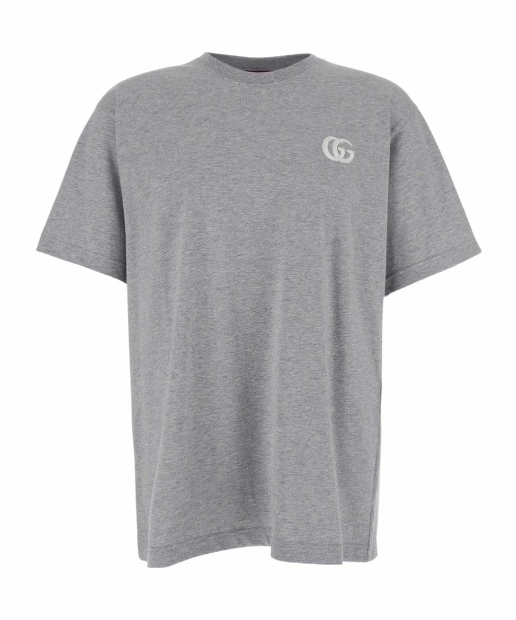 SA Made Grey Cotton Logo T-Shirt