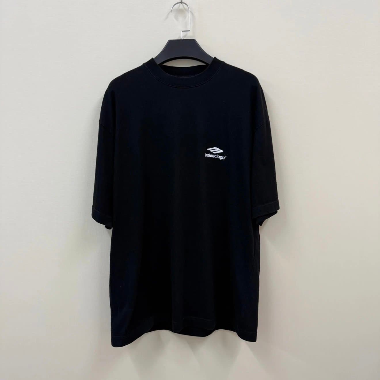 Sa Made Black Cotton Short Sleeve T Shirt