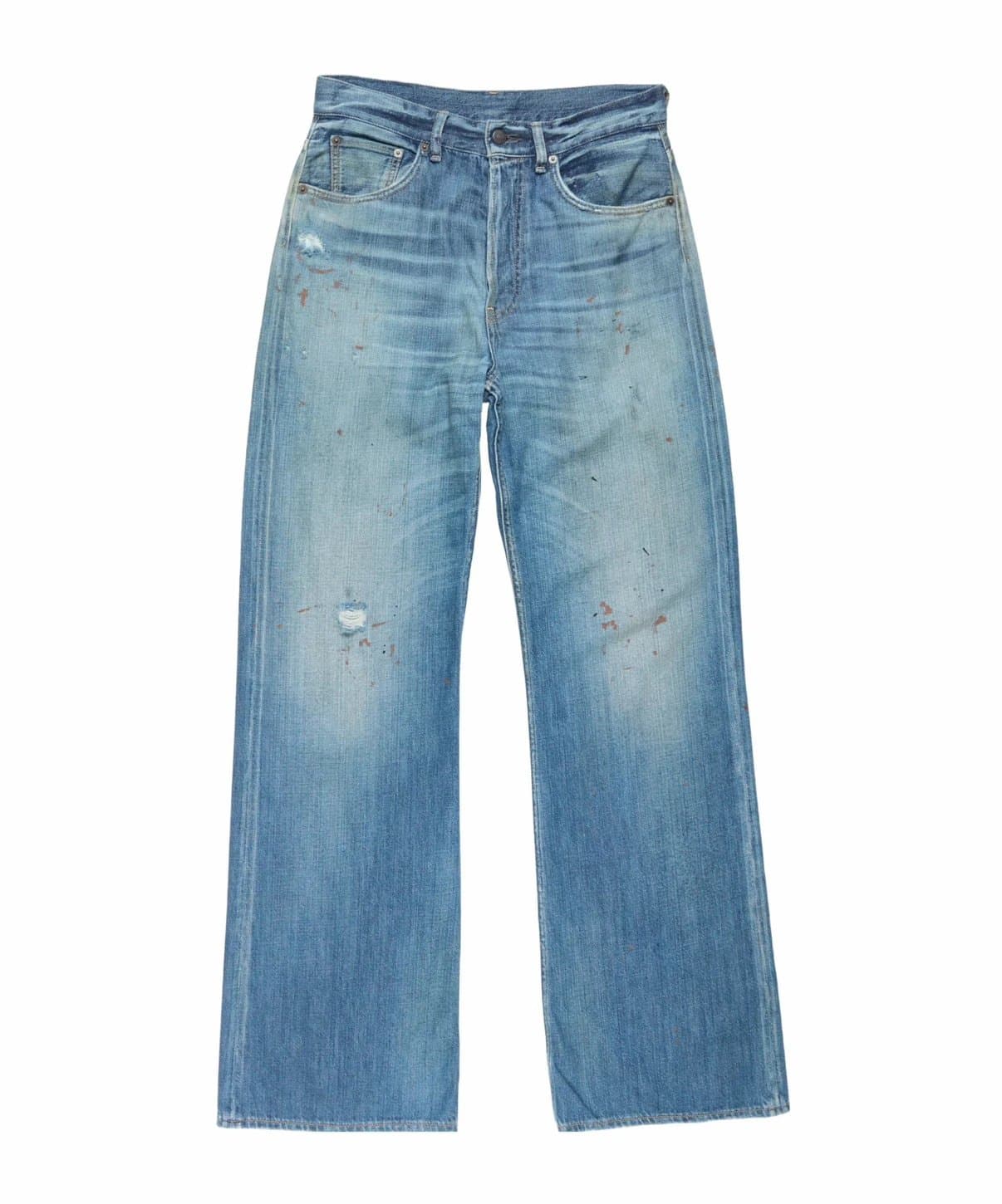 SA Made Blue Distressed Denim Jeans