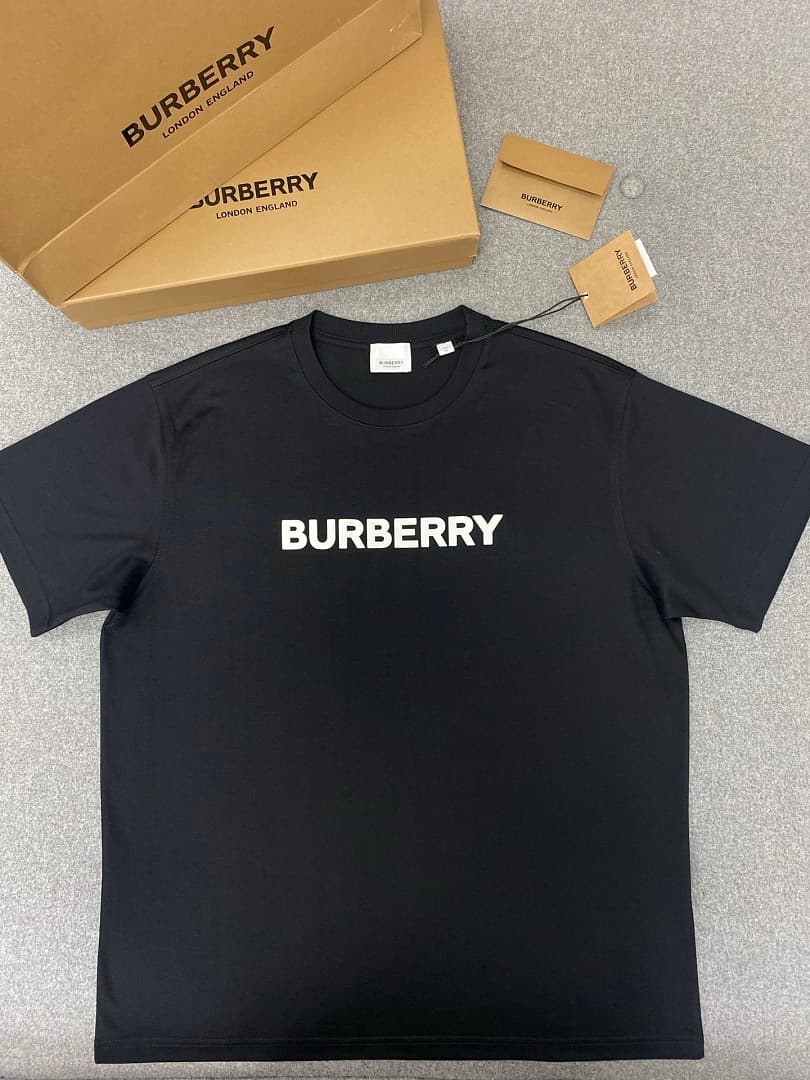 Burberry Black Logo Print T-Shirt