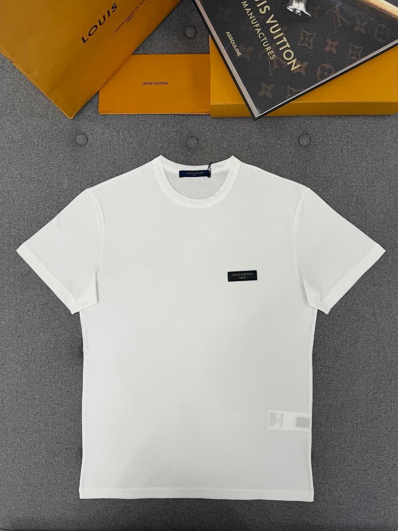 Louis Vuitton White Crew Neck T-Shirt