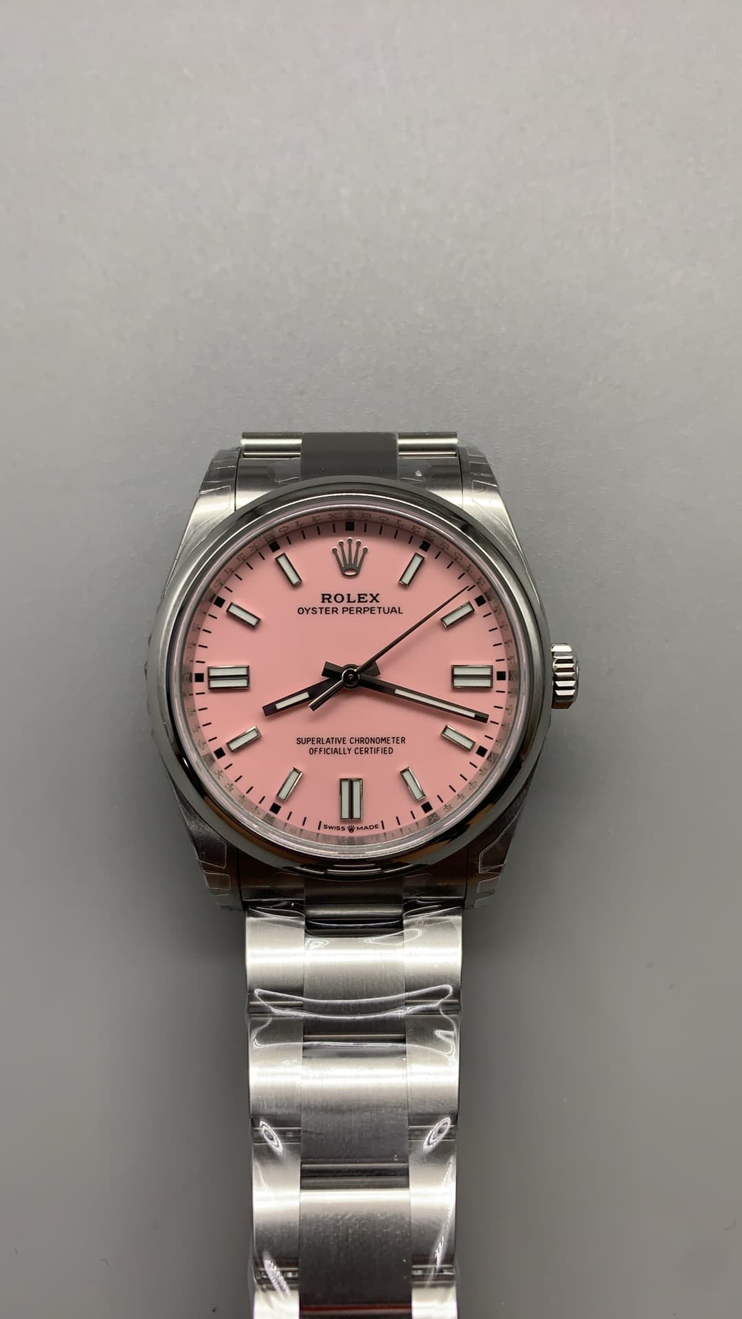 Rolex Oyster Perpetual 36mm “Candy Pink” (126000) 1:1 Super Clone – DD3230 Movement