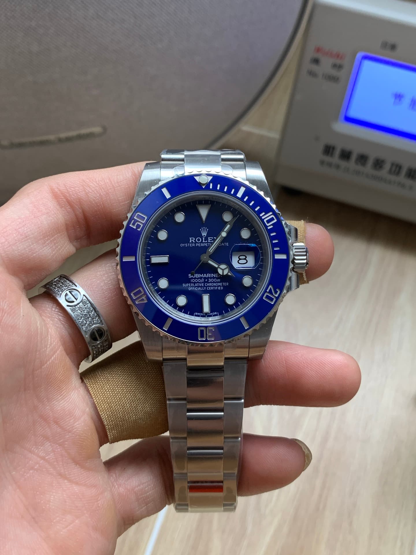 Rolex Submariner Date “Smurf” Blue 40mm (116619LB) 1:1 Super Clone – DD3135 Movement